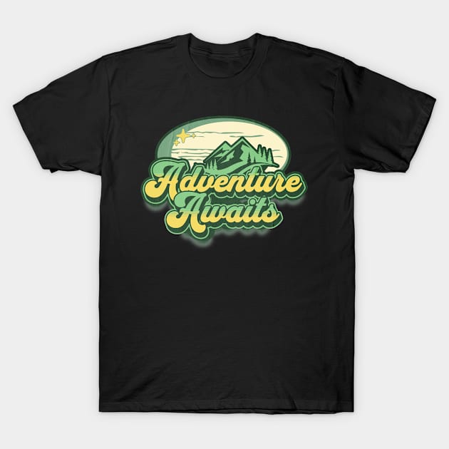 Adventure awaits T-Shirt by Novelty-art